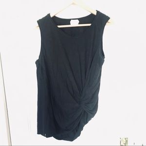 Anthropologie knotted waist tank
